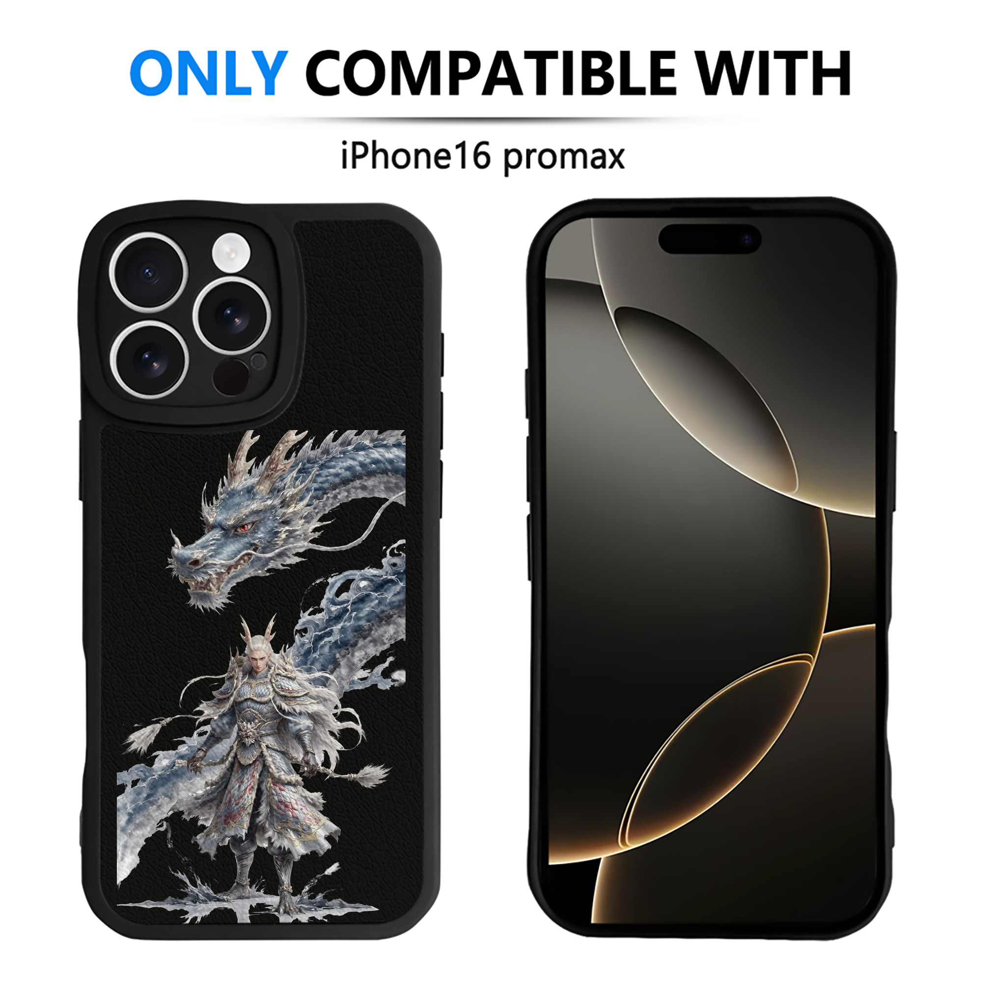 （画像用） Ne Zha 2 ナタ 魔童の大暴れ 【iPhone 16シリーズ対応】シリコンスマホケース（レザー調） 材質：シリコン